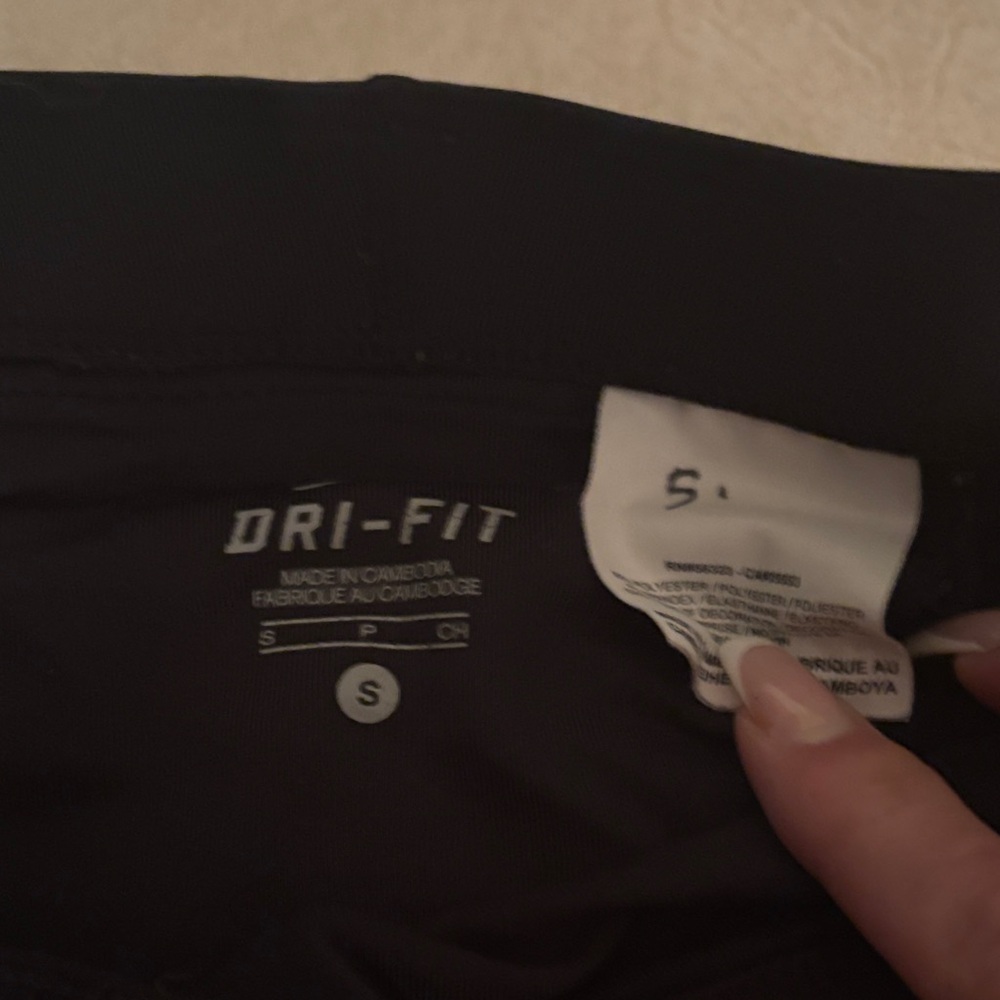 Nike Black Dri-FIT Capris